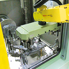 画像処理ロボット付加工機セットアップ